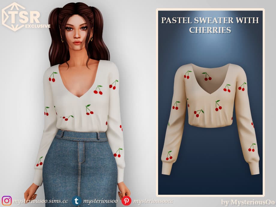 Скриншот мода Юбка и свитер Pastel sweater and skirt